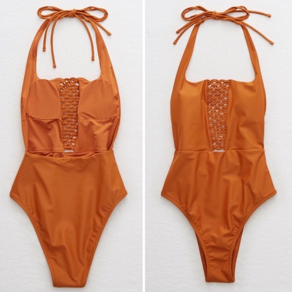 Aerie Macreme Scoop One Piece Swimsuit - Picture 2 of 7